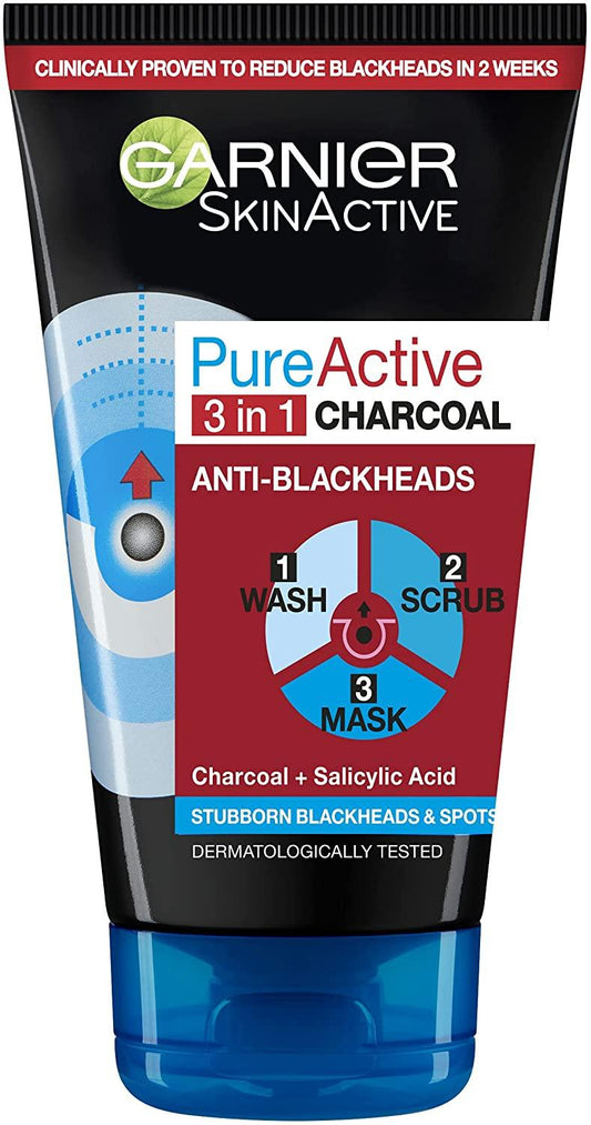 Garnier Pure Active 3in1 Charcoal - Brivane