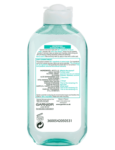 Garnier Skin Active Aloe Refreshing Toner - Brivane