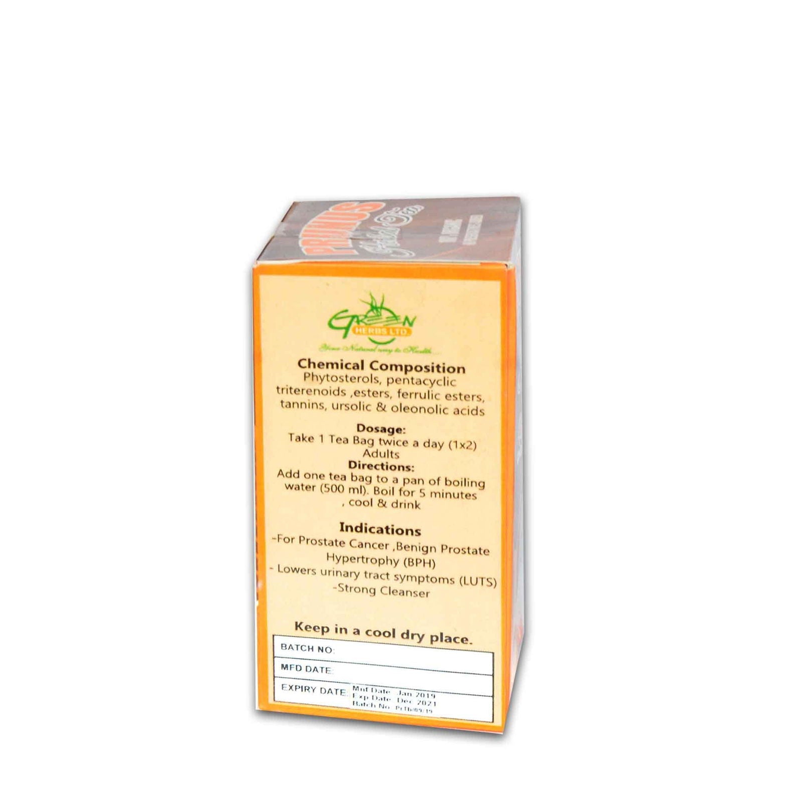 Green Herbs Prunus Herbal Tea - Brivane