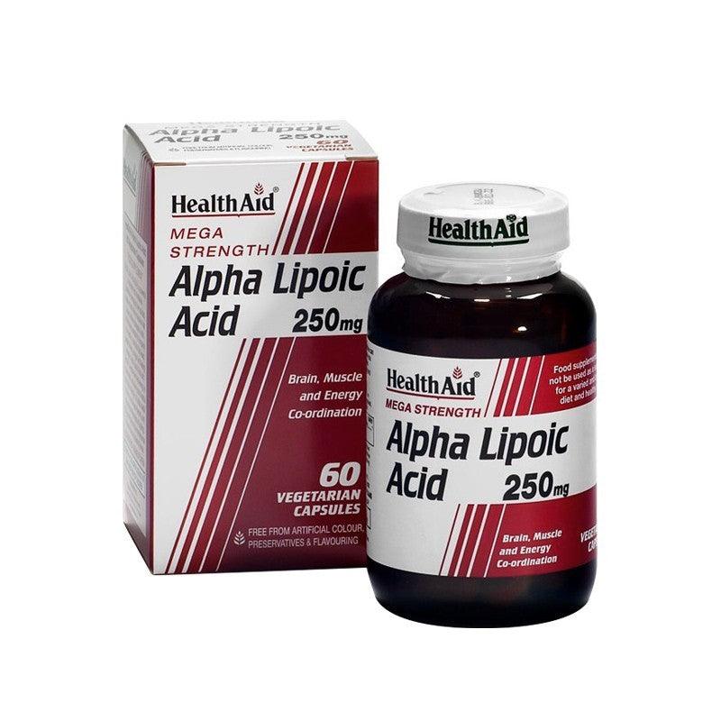 Health Aid Alpha Lipoic Acid Capsules - Brivane