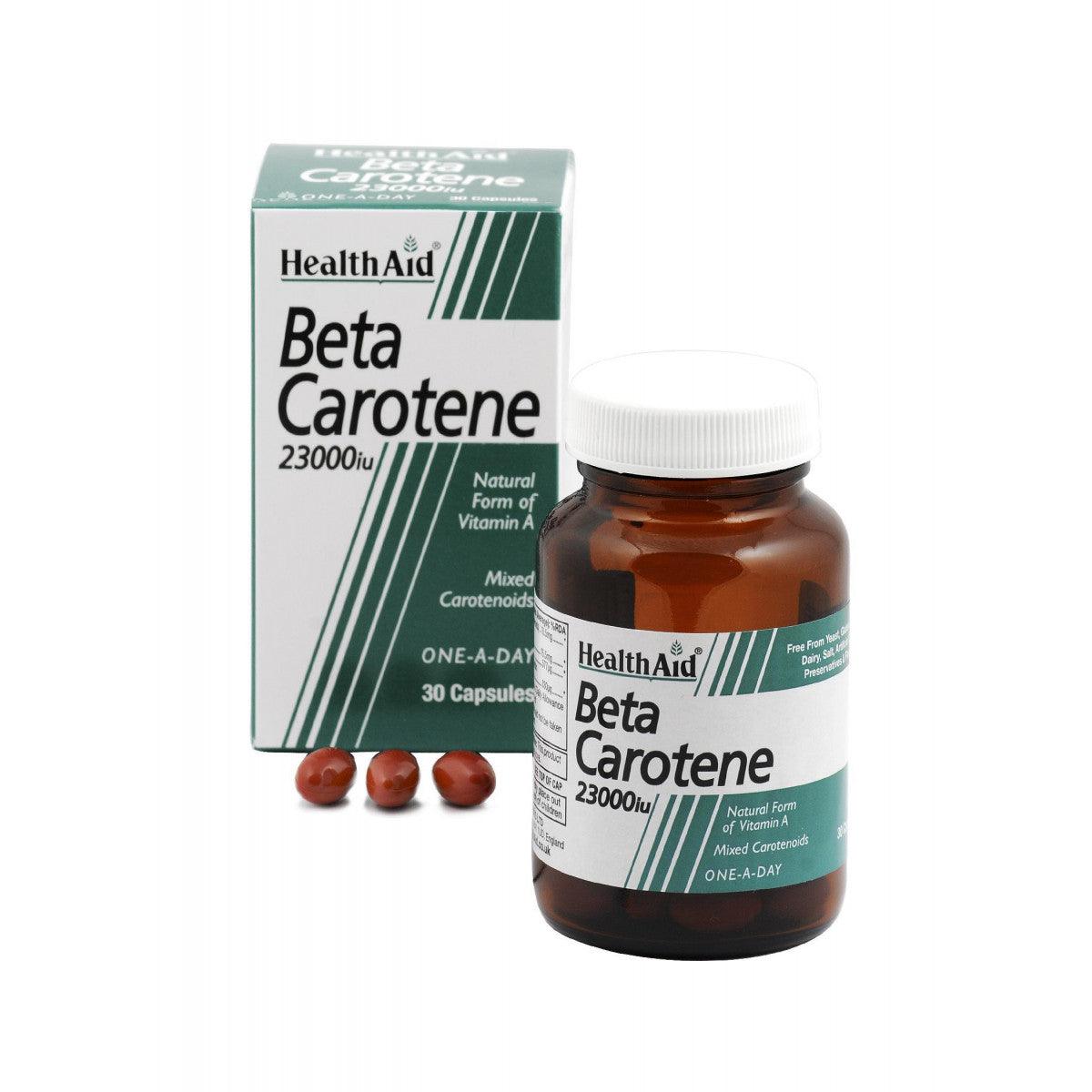 Health Aid Beta Carotene Capsules - Brivane