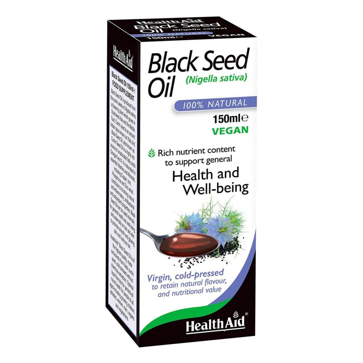 Health Aid Black Seed Oil Liquid - Brivane