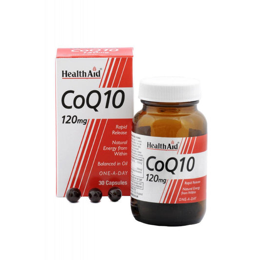 Health Aid CoQ10 120mg Capsules - Brivane