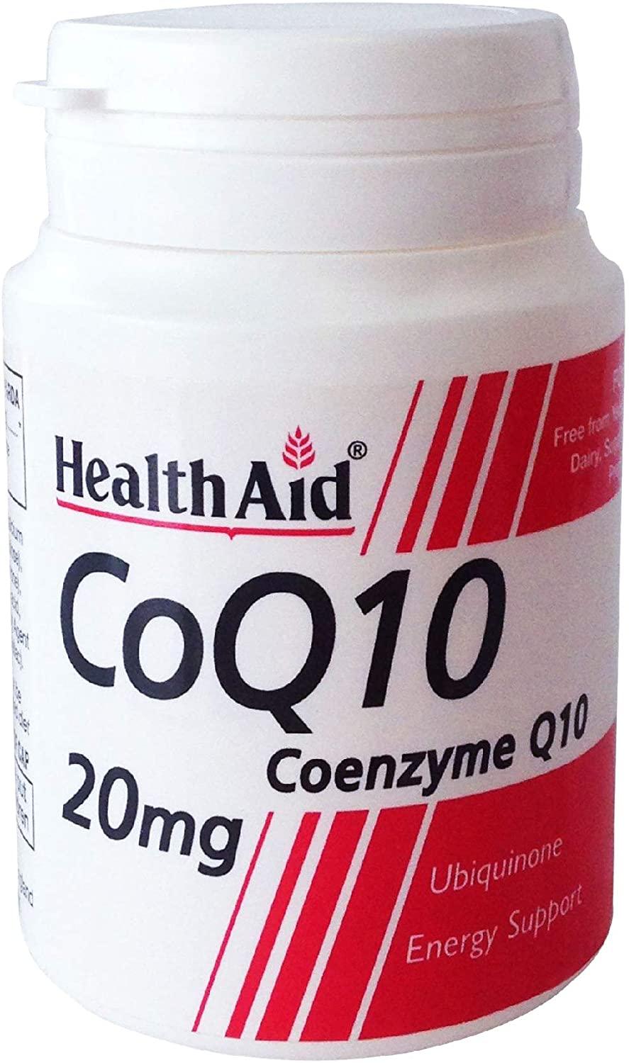 Health Aid Coenzyme Q10 (CoQ10) 20mg Tablets - Brivane