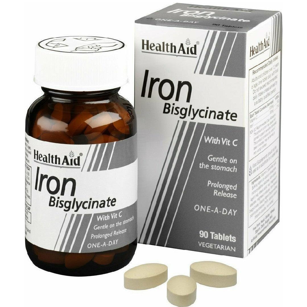 Health Aid Iron Bisglycinate Tablets - Brivane