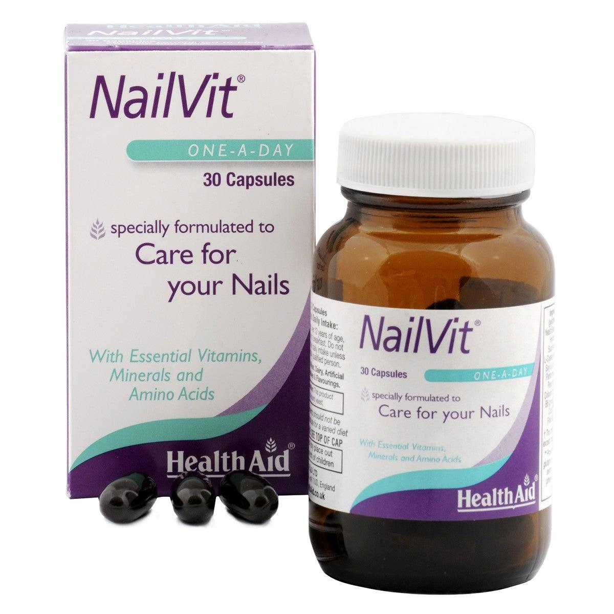 Health Aid NailVit Capsules - Brivane