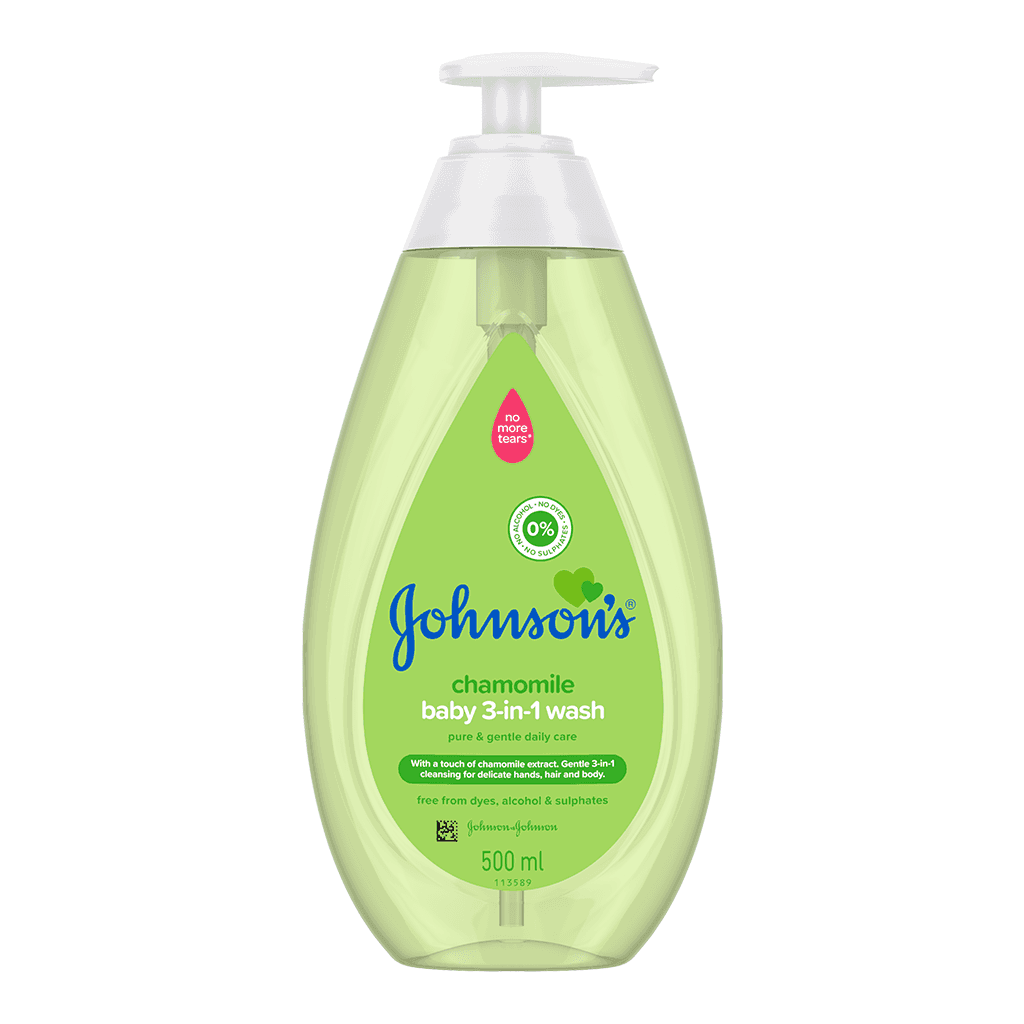 Johnson's Baby 3in1 Chamomile wash - Brivane