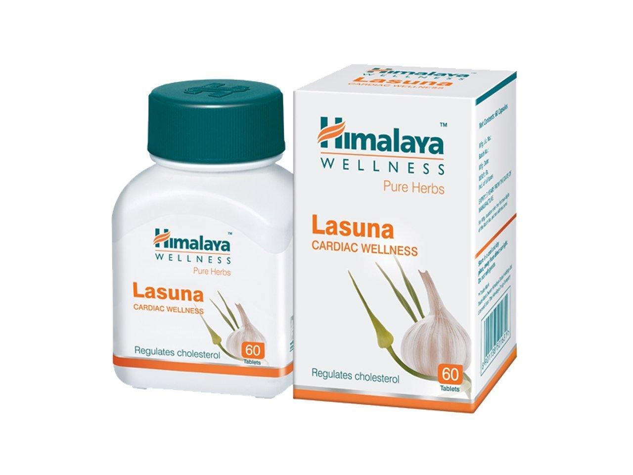 Lasuna Himalaya Garlic Tablets | For Cardiac Wellness - 60 Tablets - Brivane