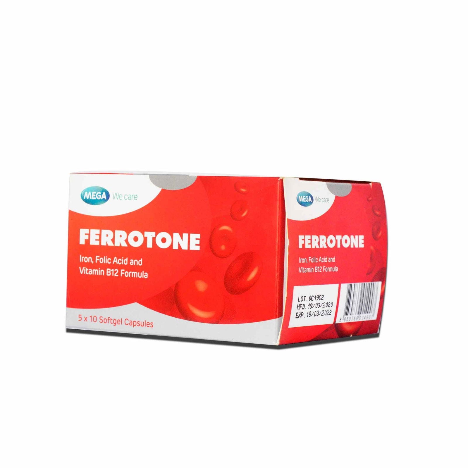 Mega We Care Ferrotone  Softgel Capsules - Brivane