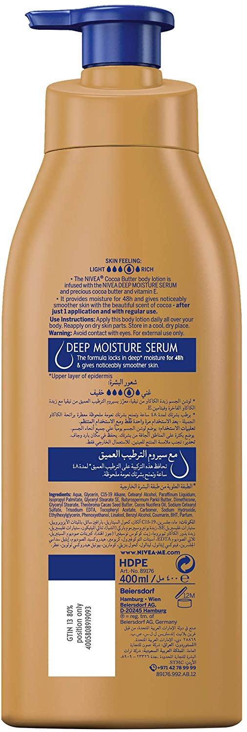 Nivea Body Lotion Nourishing Cocoa - Brivane