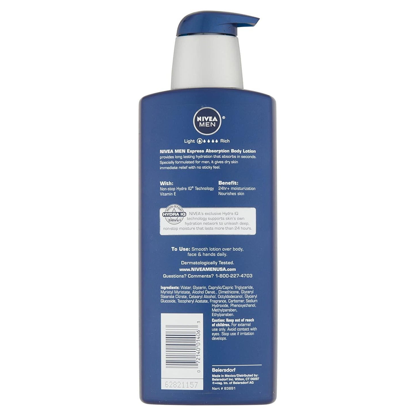 Nivea Express Absorption 3in1 Revitalising Lotion - Brivane