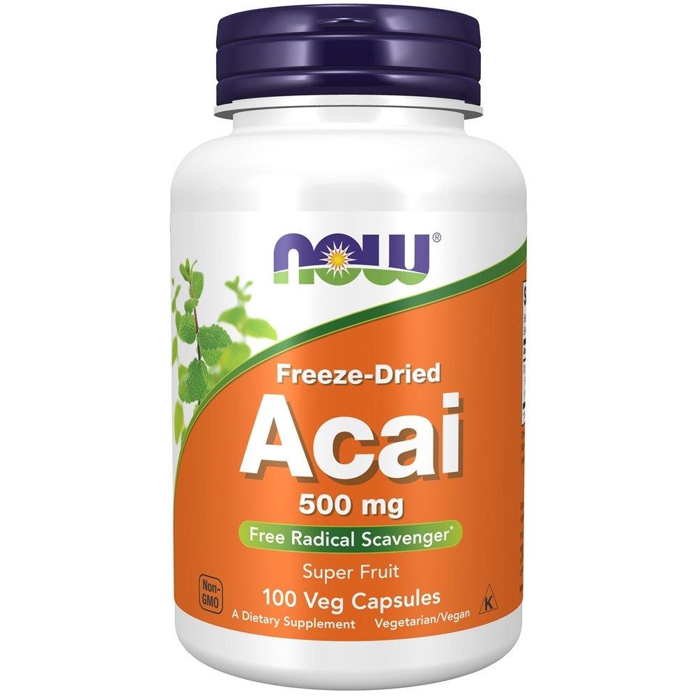 Now Acai 500mg Veg Capsules - Brivane