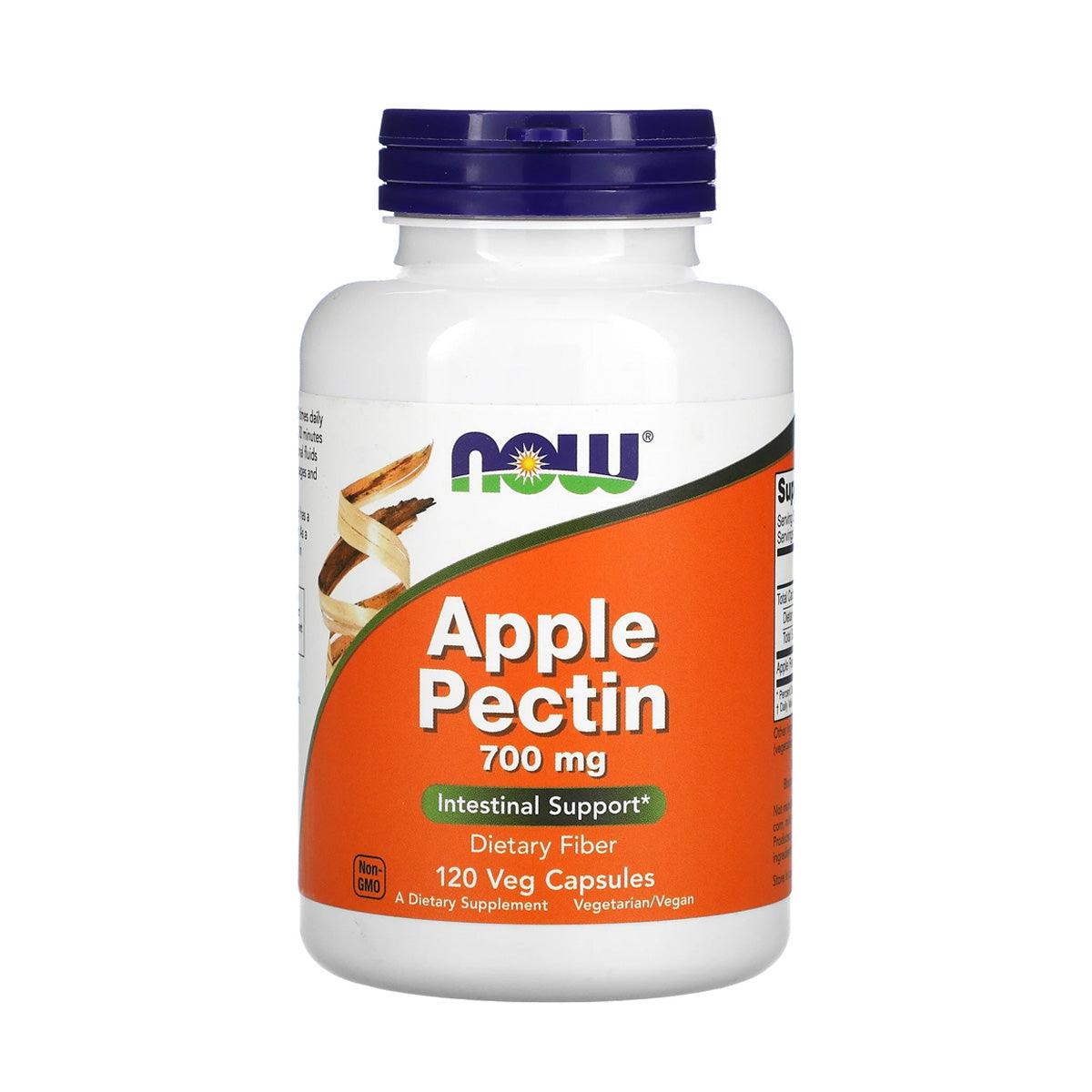 Now Apple Pectin 700mg Veg Capsules - Brivane