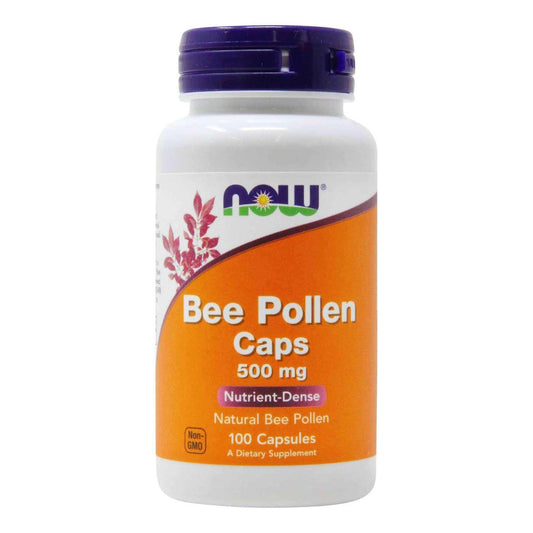 Now Bee Pollen 500mg Capsules - Brivane