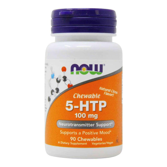 Now Foods 5-HTP 100mg Chewables - Brivane