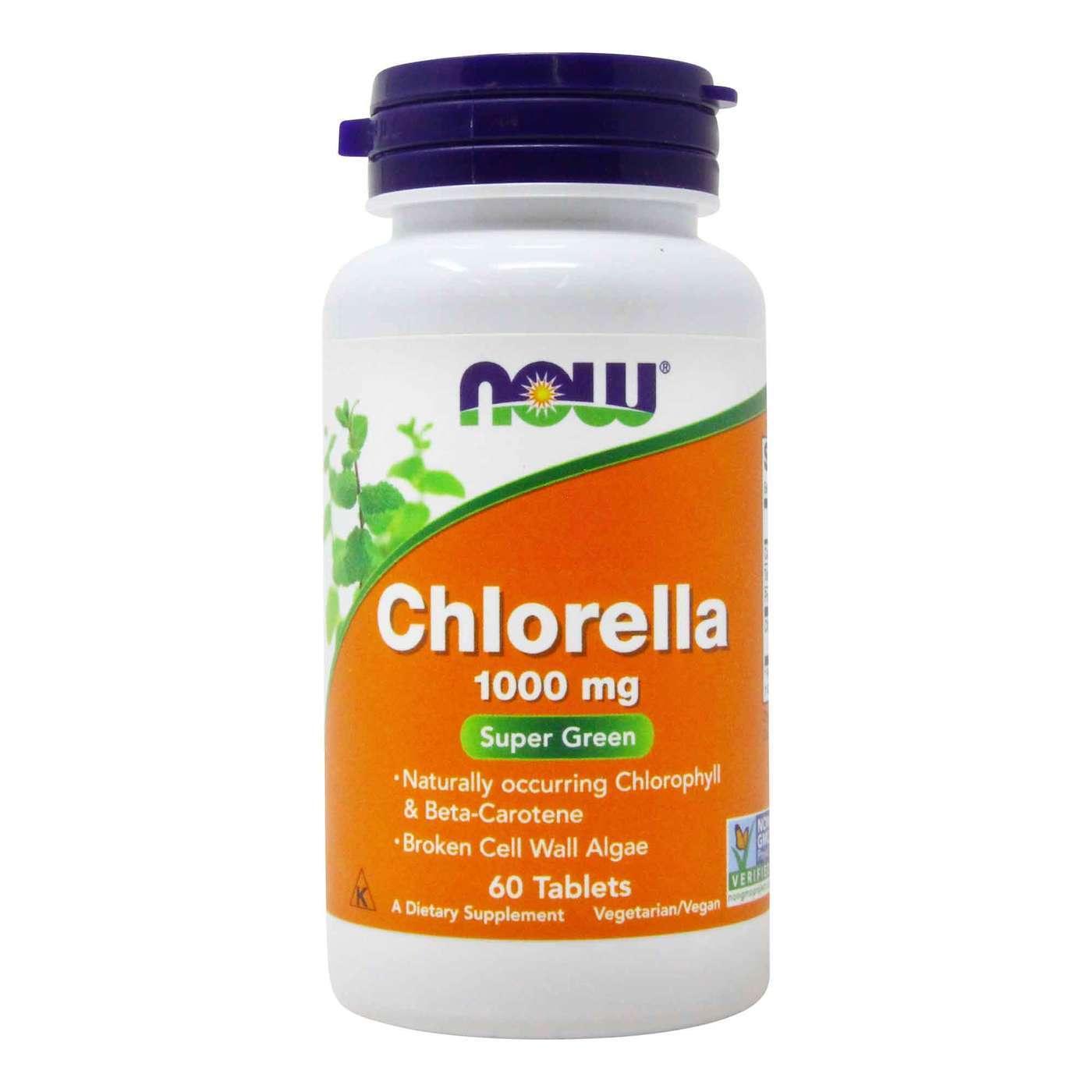 Now Foods Chlorella 1000mg Tablet - Brivane