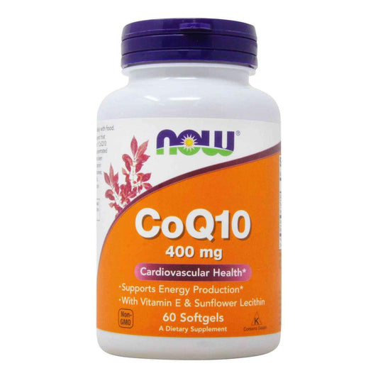 Now Foods CoQ10 400mg Softgels - Brivane