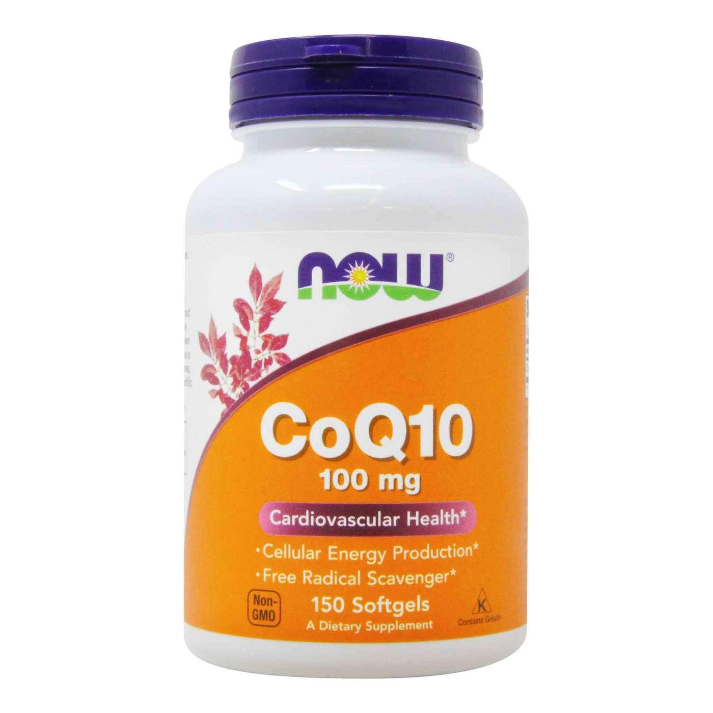 Now Foods CoQ10mg Softgels - Brivane