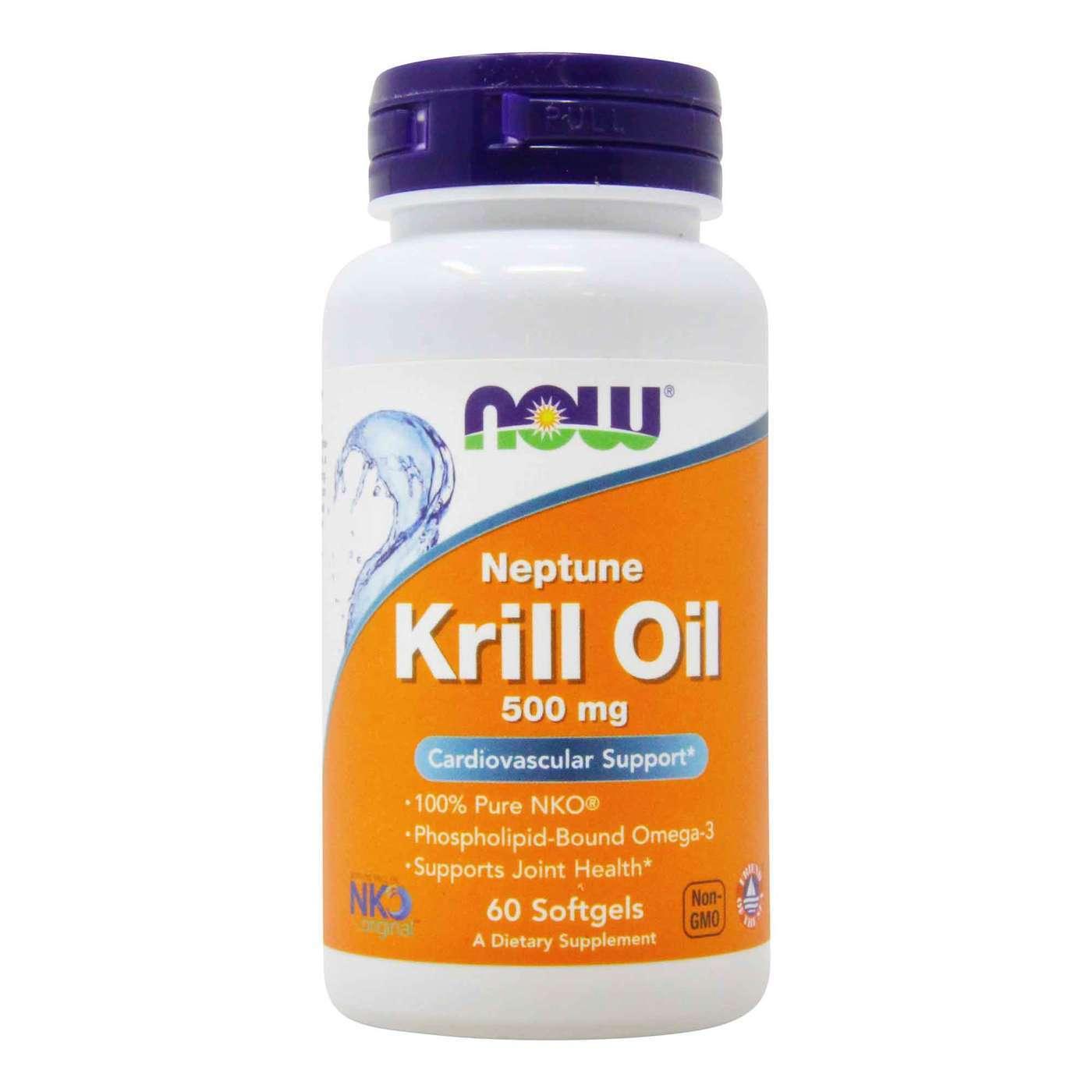 Now Foods Krill Oil 500mg Softgel - Brivane