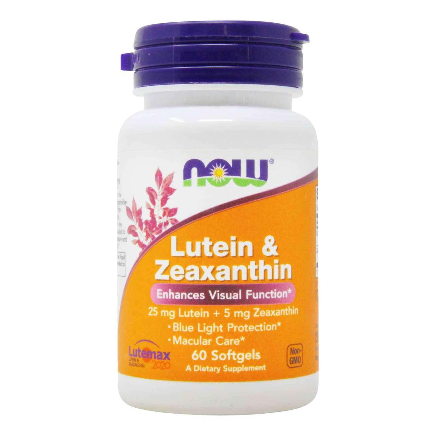 Now Foods Lutein and Zeaxanthin Softgels - Brivane