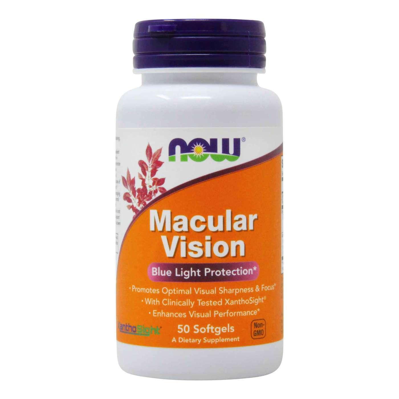 Now Foods Macular Vision Softgels - Brivane