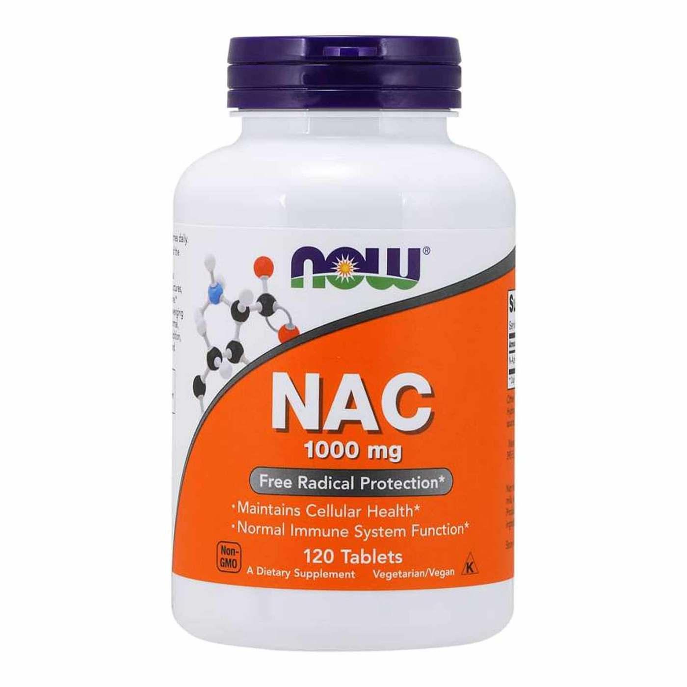 Now Foods NAC 1000mg Tablets - Brivane