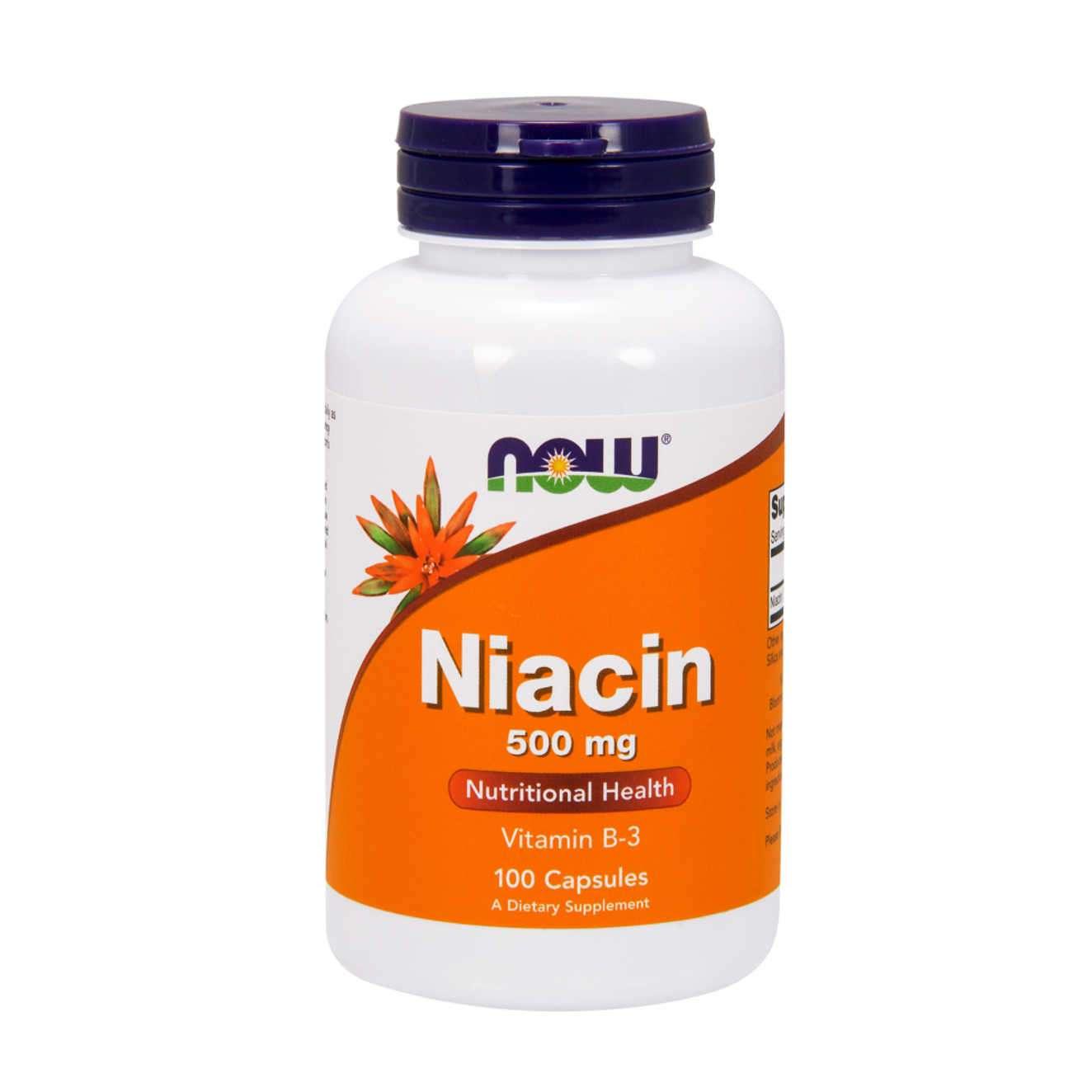 Now Foods Niacin 500mg Tablet - Brivane