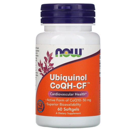 Now Foods Ubiquinol CoQH-CF softgels - Brivane