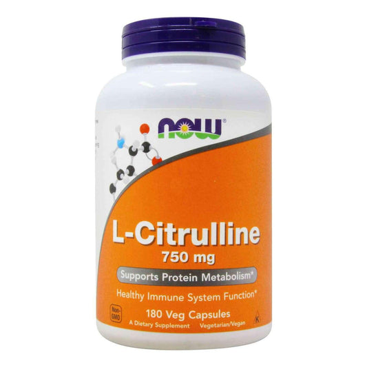 Now L-Citrulline 750mg Veg Capsules - Brivane