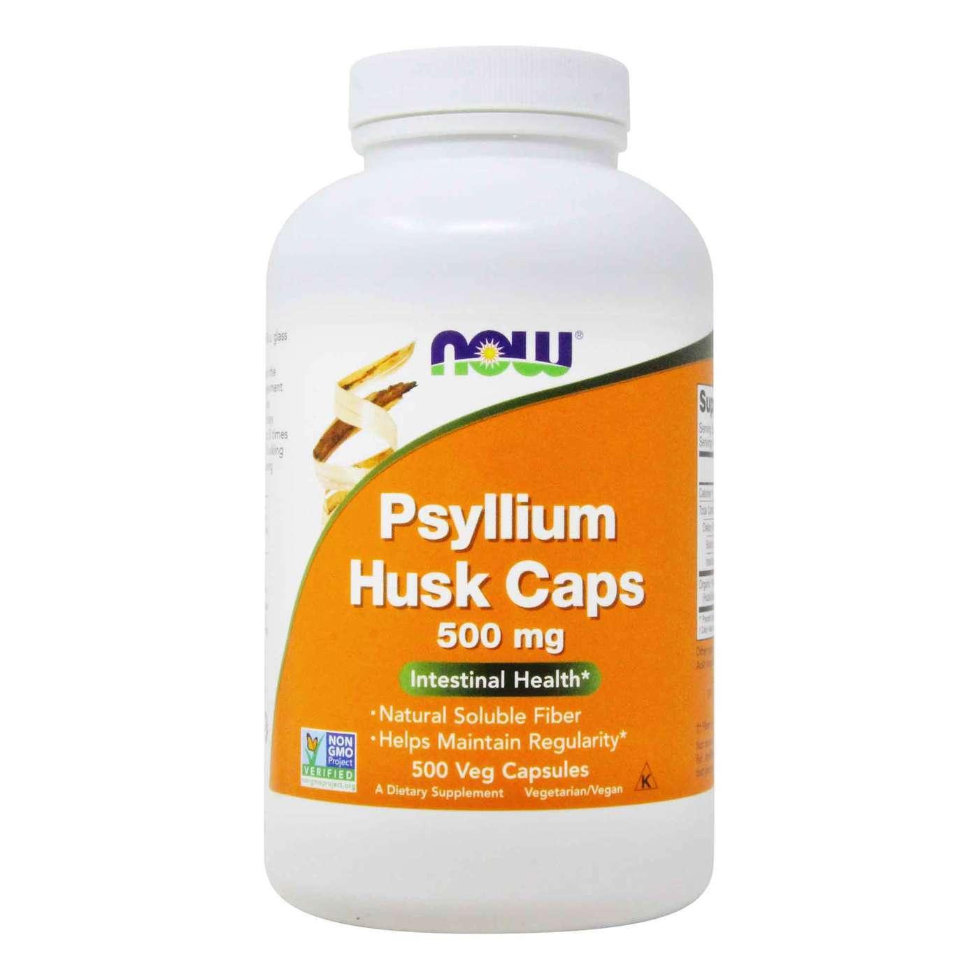 Now Pshyllium Husk 500mg Veg Capsules - Brivane