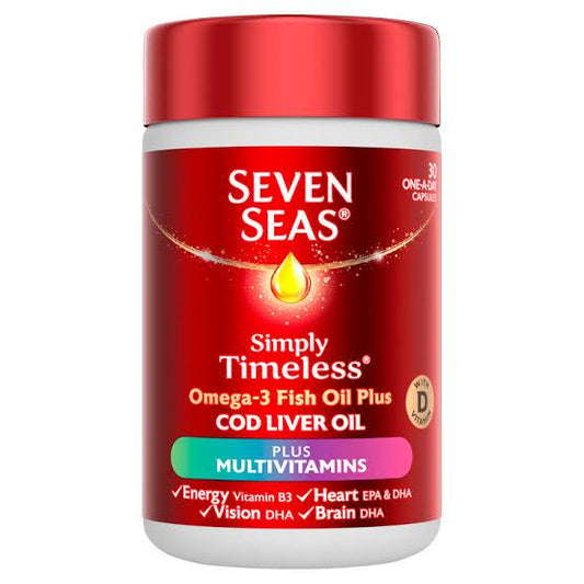 Seven Seas Cod Liver Oil 30 capsules - Brivane