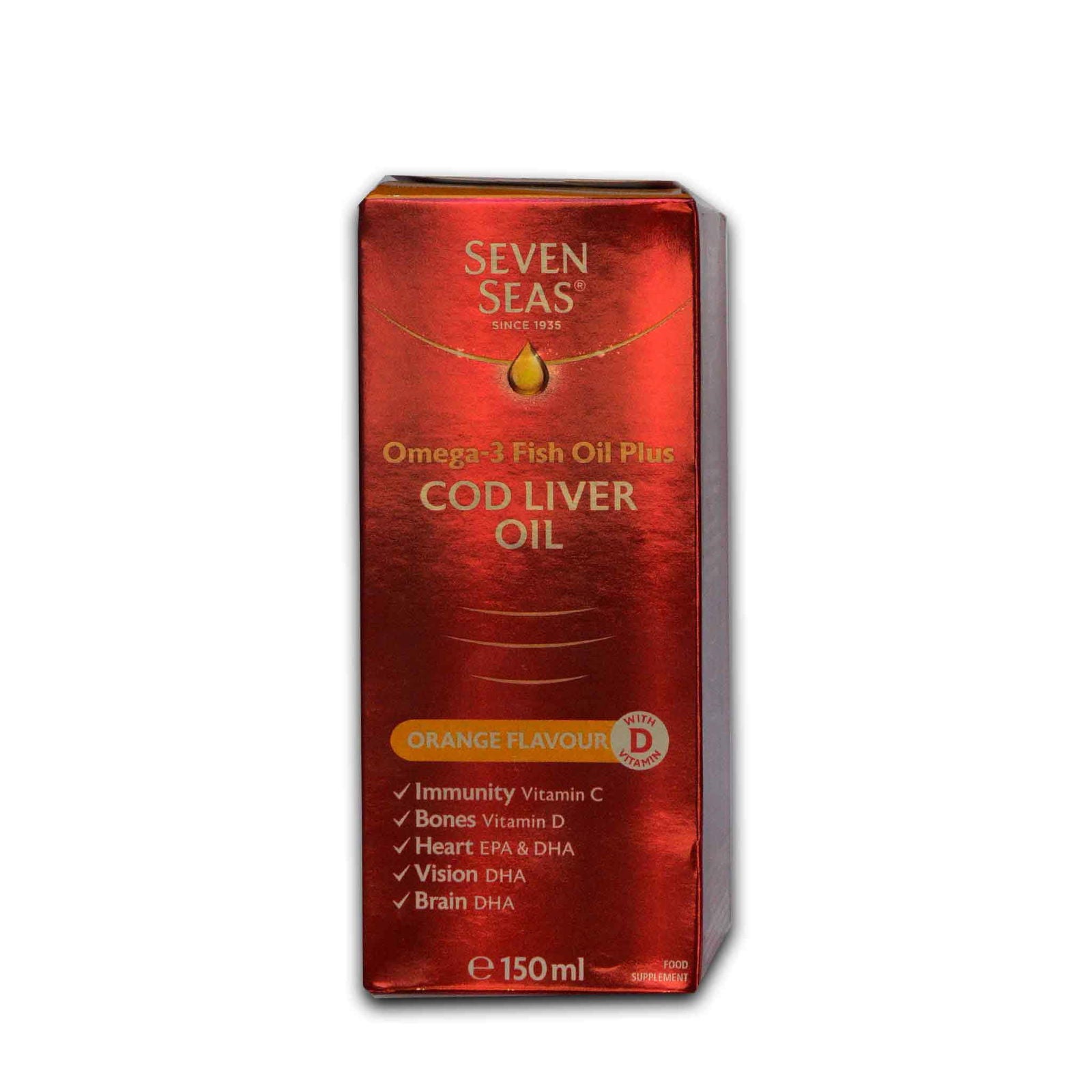 Seven Seas Cod Liver Oil Syrup 150mls - Brivane