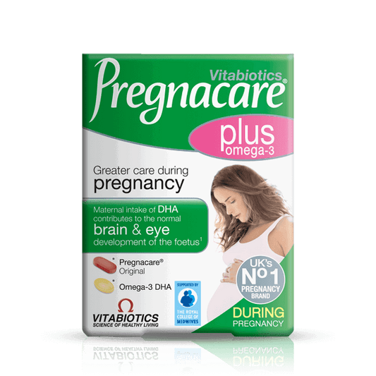 Vitabiotics Pregnacare Plus Omega 3 Tablets | Pregnancy Multivitamins - Brivane