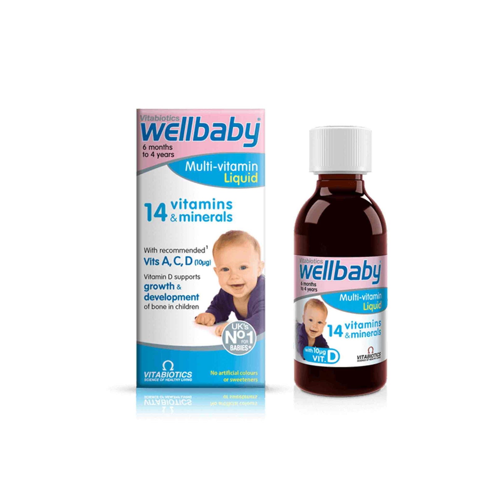 Wellbaby Multivitamin Liquid 150ml By Vitabiotics - Baby Multivitamins - Brivane