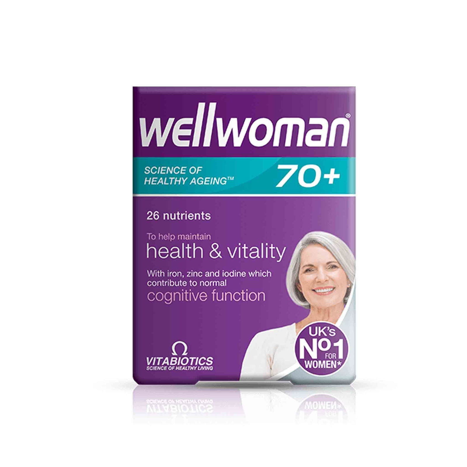 Wellwoman 70+ Tablets Vitamins By Vitabiotics - Brivane